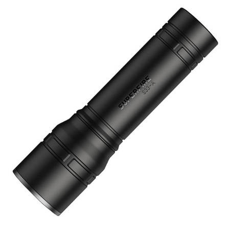 Flashlight Superfire S33-A, USB (black) 