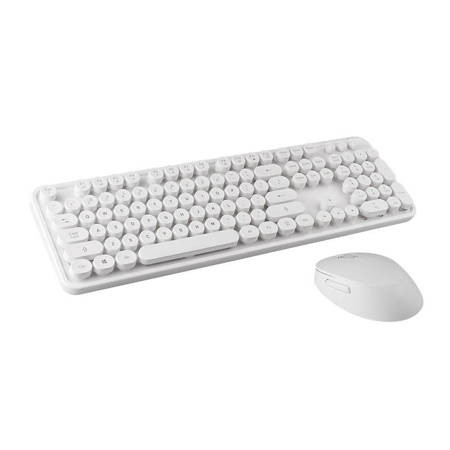 Wireless keyboard + mouse set MOFII Sweet 2.4G (white) SMK-623387AG White