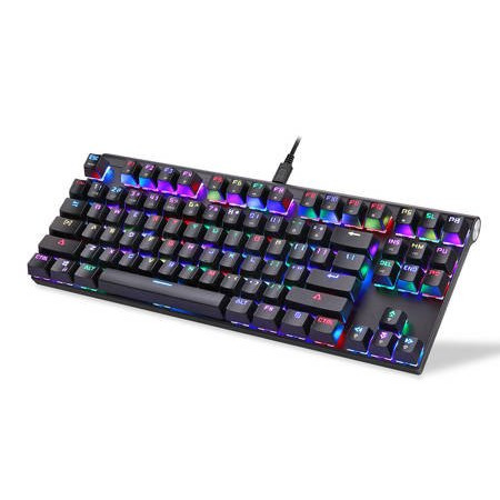Motospeed Μηχανικό Πληκτρολόγιο Ενσύρματο CK101 RGB (Μαύρο) US