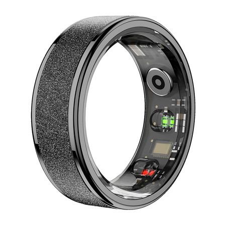 Colmi R10 Smart Ring 20mm Αδιάβροχο με Παλμογράφο Μαύρο