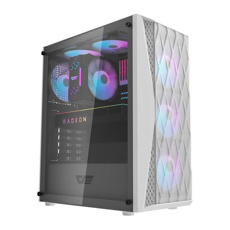 Θήκη υπολογιστή Darkflash DK352 Mesh (λευκό)