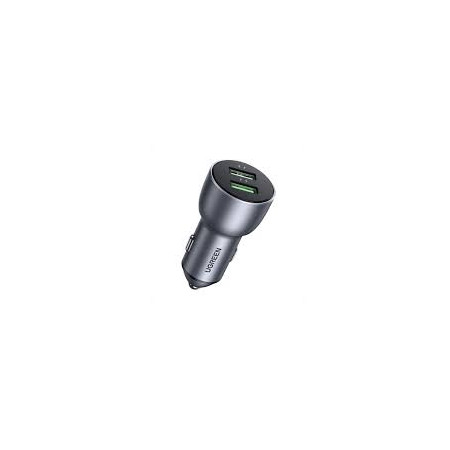 Car Charger UGREEN CD213 36W Dual USB QC3.0 Gray 10144