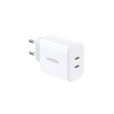 Ugreen USB-C Fast 20W+20W PD Charger CD243 White (10343)