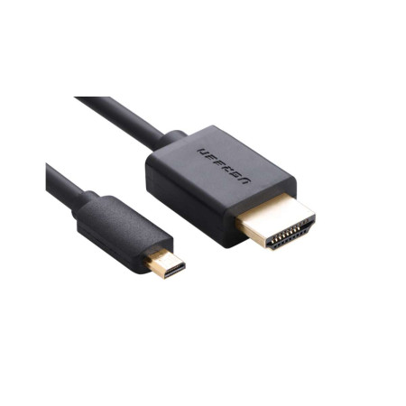 Ugreen HD127 HDMI 2.0 Cable HDMI male - micro HDMI male 2m Μαύρο 30103