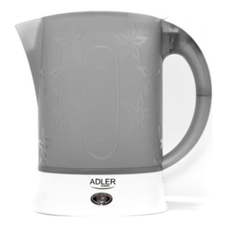 Adler Βραστήρας Ταξιδίου 600ml 600W Γκρι AD 1268