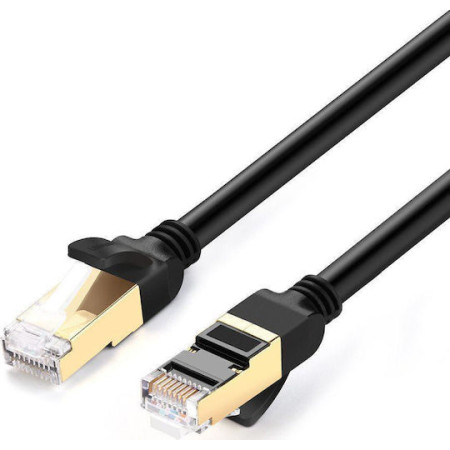Ugreen F/FTP Cat.7 Καλώδιο Δικτύου Ethernet 3m Μαύρο (11270)