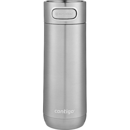 Contigo Luxe Autoseal Ποτήρι Θερμός Ανοξείδωτο BPA Free Ασημί με Επιστόμιο
