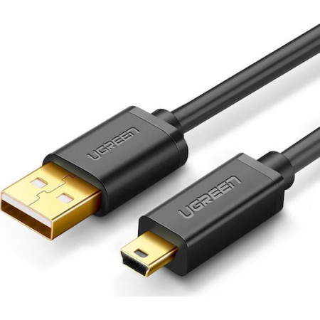 Ugreen cable USB - mini USB cable 480 Mbps 3 m black US132 10386