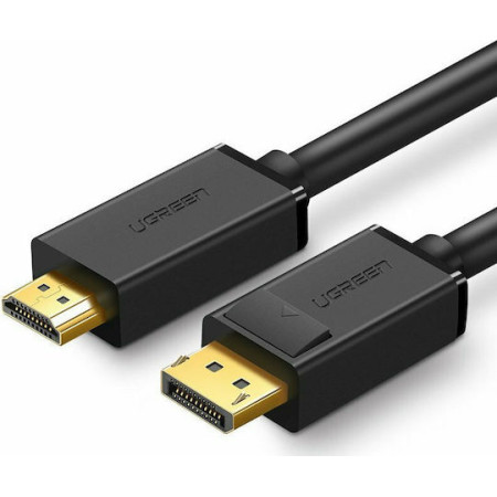 Ugreen 10239 Καλώδιο DisplayPort male - HDMI male 1.5m Μαύρο