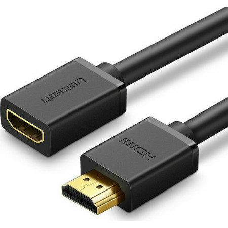 Ugreen Cable HDMI male - HDMI female 1m Μαύρο 10141