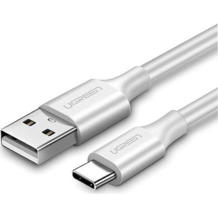 Καλώδιο UGREEN USB  to USB-C QC3.0, 25cm (white) 60119