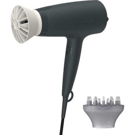 Philips Series 3000 Πιστολάκι Μαλλιών Turbo με Φυσούνα 1600W Black