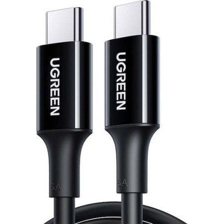 Ugreen US300 USB 2.0 Cable USB-C male - USB-C 100W Μαύρο 2m 80372