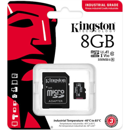 MEMORY MICRO SDHC 8GB UHS-I/W/A SDCIT2/8GB KINGSTON