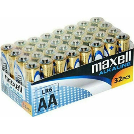 Maxell Αλκαλικές Μπαταρίες AA 1.5V 32τμχ