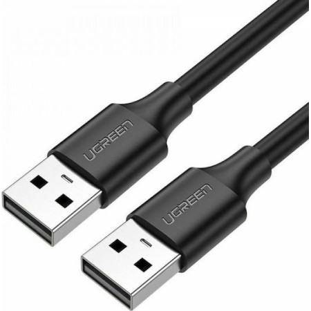 Ugreen USB 2.0 Cable USB-A male - USB-A male Μαύρο 1m (10309)
