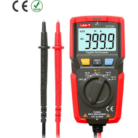 Uni-T UT120C Ψηφιακό Πολύμετρο Τσέπης
