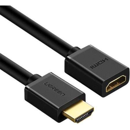 Ugreen HD107 Cable HDMI male - HDMI female 3m Μαύρο 10145