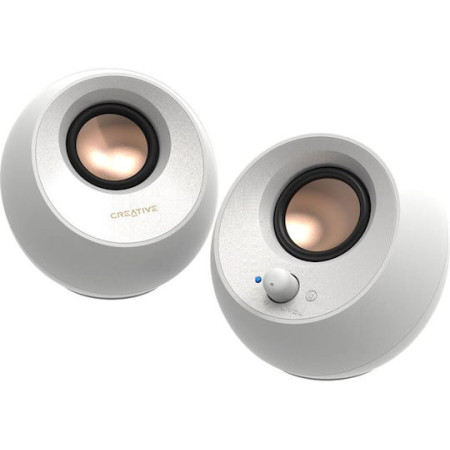 Ηχεία Creative Pebble 2.0 v3 White 51MF1700AA002