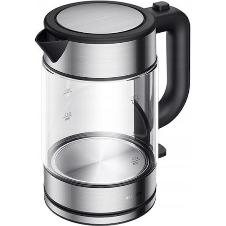 Xiaomi Electric Glass Kettle Βραστήρας 1.7lt 2200W Μαύρος - BHR7423EU