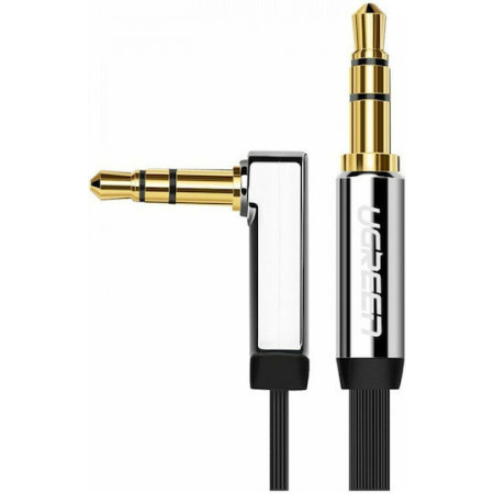Ugreen Καλώδιο 3.5mm male - 3.5mm male Μαύρο 1m (10599)