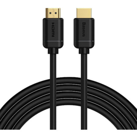 Baseus HDMI 2.0 Cable HDMI male - HDMI male 3m Μαύρο (CAKGQ-C01)