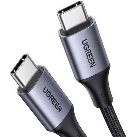 Ugreen USB 2.0 Cable USB-C male - USB-C 240W Γκρι 2m (90440)