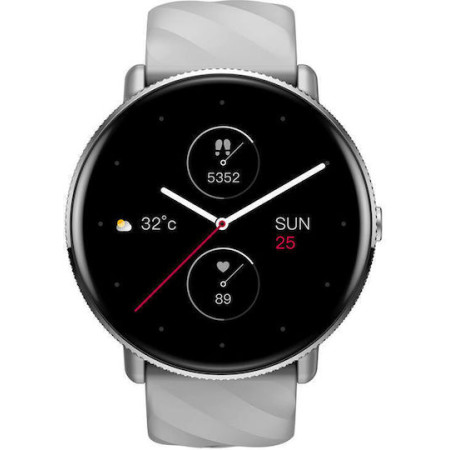 Zeblaze GTR 3 Pro Stainless Steel 45mm Smartwatch με Παλμογράφο (Ασημί)