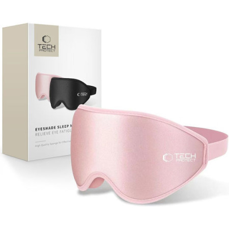 Tech-Protect Μάσκα Ύπνου Eyeshade Sleep Mask – Baby Pink