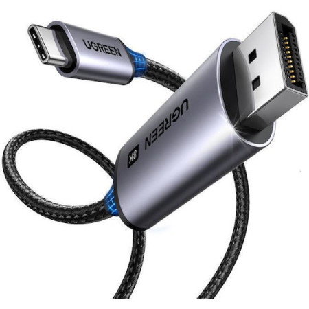 Ugreen USB 2.0 Cable USB-C male - DisplayPort Γκρι 2m (25158)
