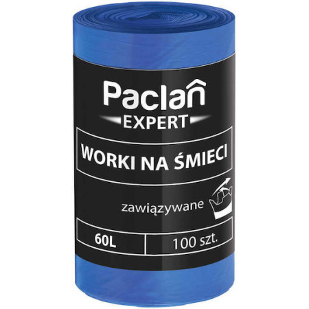 Σακούλες Απορριμάτων για τον Κήπο Χωρητικότητας 60lt 100τμχ Μπλε