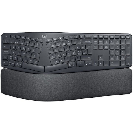 Logitech Ergo K860 Ασύρματο Πληκτρολόγιο Αγγλικό US black 920-010108