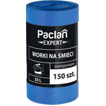 Σακούλες Απορριμάτων Χωρητικότητας 35lt 66x50cm 150τμχ Μπλε
