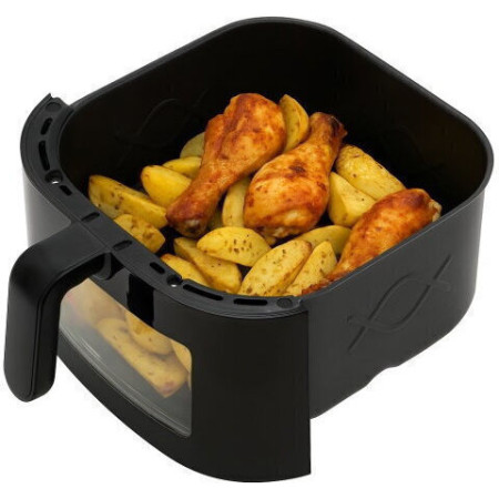 Adler Air Fryer 8lt Μαύρο AD 6318