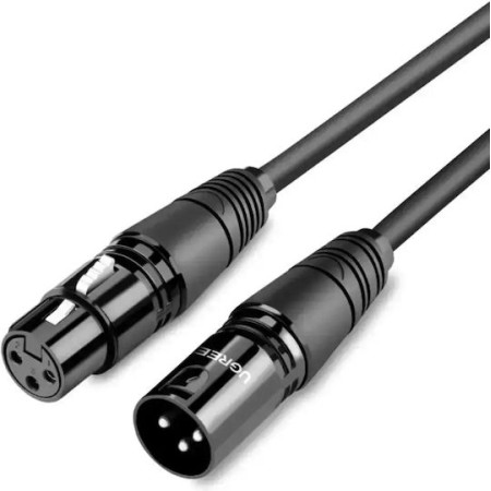 Ugreen AV130 66717 audio XLR (female)  XLR (male) cable for microphone / amplifier 2m 20710