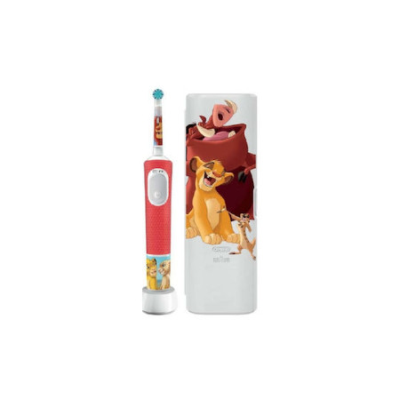ORAL-B Pro Kids Electric Toothbrush The Lion King Red