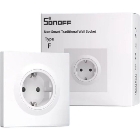 Sonoff Μονή Πρίζα Ρεύματος Λευκή WS01STPF-E