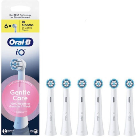 Oral-B iO Gentle Care Ανταλλακτικά για 6τμχ