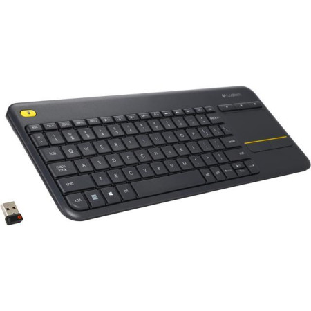 Logitech Wireless Touch Keyboard K400 Plus Αγγλικό Πληκτρολόγιο