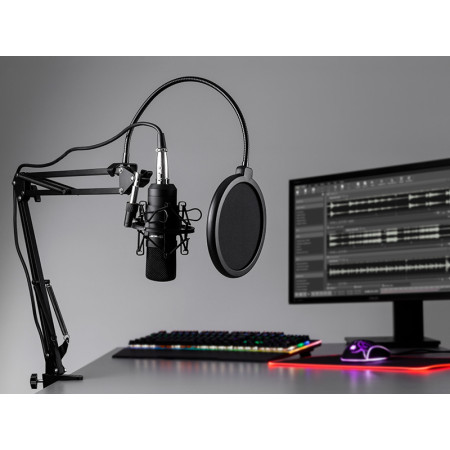 Tracer Σετ Μικροφώνου Studio Pro TRAMIC46163 χρώμα μαύρο 