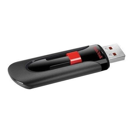 Sandisk Cruzer Glide 32GB USB 2.0 Stick Μαύρο SDCZ60-032G-B35
