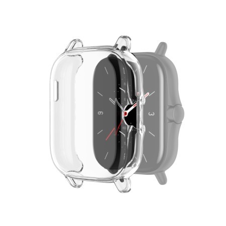 For Amazfit GTS 2 A1968 Full Coverage TPU Protective Case Cover(Transparent)