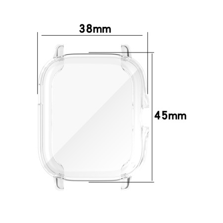 For Amazfit GTS 2 A1968 Full Coverage TPU Protective Case Cover(Transparent)