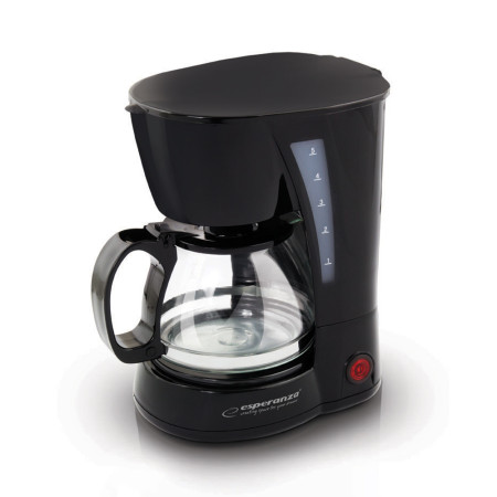 Esperanza Καφετιέρα Φίλτρου (EKC006) Coffee Maker Robusta 0,6L - Μαύρο χρώμα