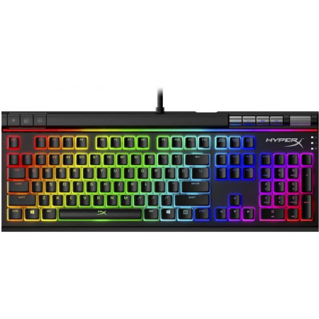 HyperX Alloy Origins RGB Mechanical Gaming Keyboard - HyperX Aqua Switches [4P5N9AA] US-black