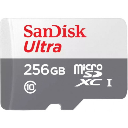 SanDisk 256GB Ultra microSDXC Card Class 10 UHS-I U1 (SDSQUNR-256G-GN3MN)