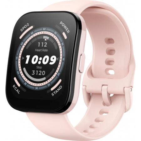 Amazfit Bip 5 Smartwatch με Παλμογράφο (Ροζ)