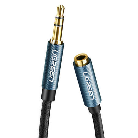 Ugreen Cable 3.5mm male - 3.5mm female Μαύρο 1m (40673)