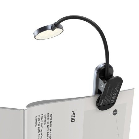 Φωτιστικό Baseus (DGRAD-0G) Comfort Reading Mini Clip Lamp (dark gray)