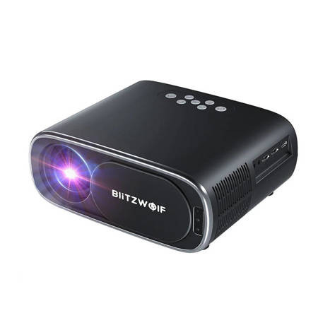 Projector BlitzWolf BW-V4 1080p LED beamer Wi-Fi + Bluetooth (black)